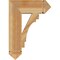 Ekena Millwork Merced Arts & Crafts Rough Sawn Bracket, Western Red Cedar, 6"W x 20"D x 28"H BKT06X20X28MRC03RWR - alternate 4